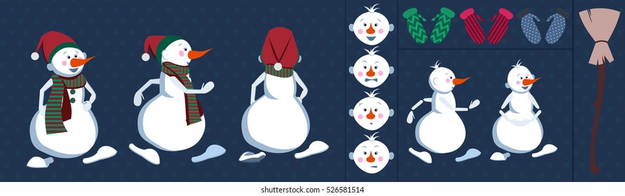 Snowman animation