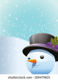 Snowman Background