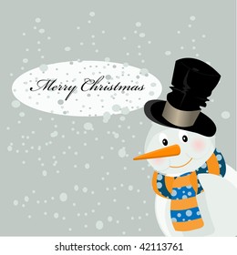 Snowman Background