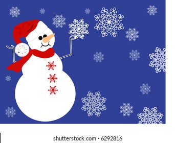 snowman background