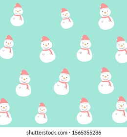 Snowman Background Christmas Dayvector Illustration Stock Vector ...