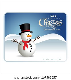 Snowman banner