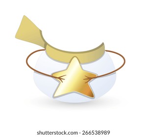 Snowman Body with Gold Star