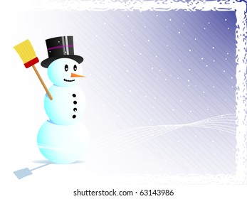Snowman card