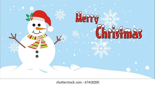 Snowman card