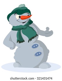snowman cartoon