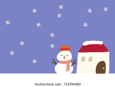 Snowman cartoon