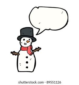 snowman cartoon