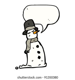snowman cartoon