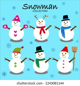 Snowman Cartoon Collection