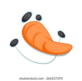 Snowman Cartoon Face Expression