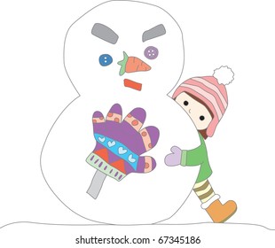 Snowman-Charakter