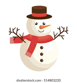 snowman character christmas celebration