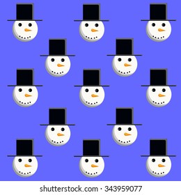 snowman christmas background