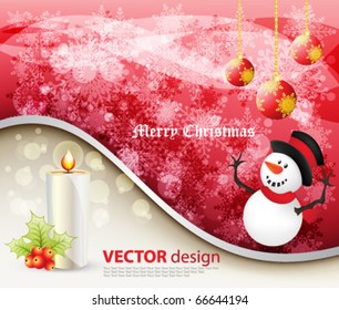 Snowman Christmas design