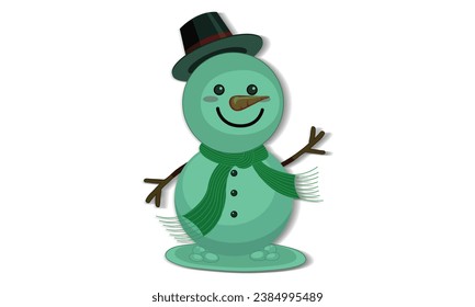 Snowman Christmas Graphic Creepy Clip Art Vector Design, 100% vector illustration design? This cute snowman is perfect for adding a lovely festive feel to your fabrics!