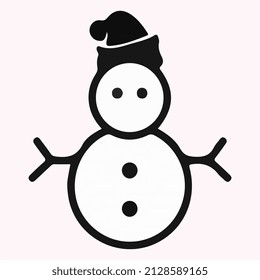  snowman christmas icon vector ART