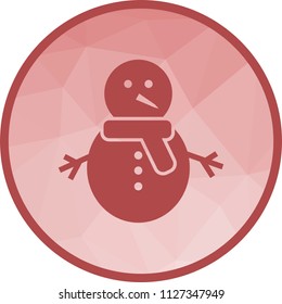 Snowman , christmas, red