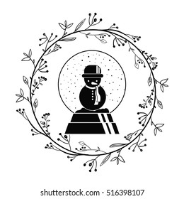 Snowman of Christmas season design