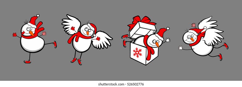 Snowman Christmas set