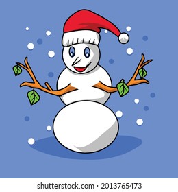 Hombre de nieve en Navidad, nieve de Navidad