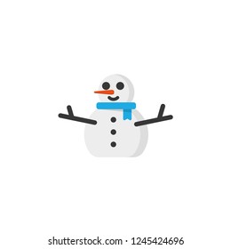 Snowman - Christmas Vector Illustration