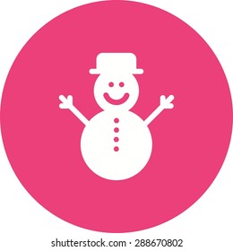 Snowman, christmas, winter icon vector image.Can also be used for christmas, celebrations, observances and holidays. Suitable for use on web apps, mobile apps and print media.