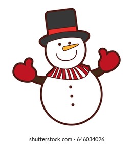 snowman comic character icon