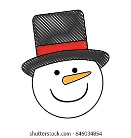 snowman comic character icon