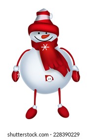 snowman doll