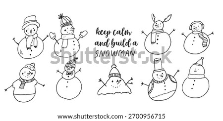 snowman with funny winter quotes and sarcastic sayings. Perfect for holiday cards, T-shirts, mugs, posters, and seasonal designs. Includes cute, grumpy, and humorous snowman characters 
