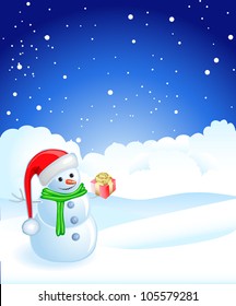 Snowman & Gifts