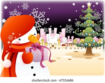 Snowman Greeting