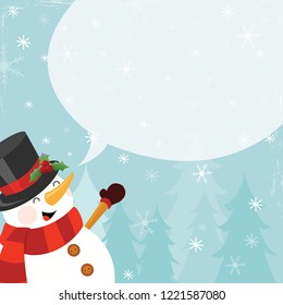 Snowman Greeting Card