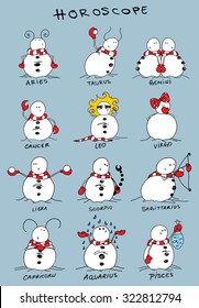 Snowman horoscope, Winter holiday horoscope