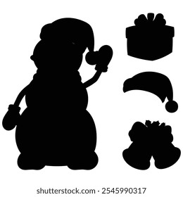 Snowman Icon for Christmas and Winter Themes