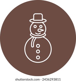 Snowman Icon Design For Personal And Commercial Use.