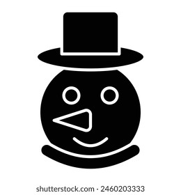 Snowman Icon Design For Personal And Commercial Use