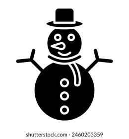 Snowman Icon Design For Personal And Commercial Use