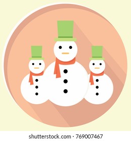 snowman icon .eps