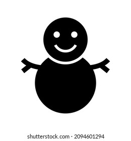 snowman icon or logo isolated sign symbol vector illustration - high quality black style vector icons
