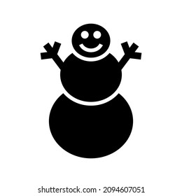 snowman icon or logo isolated sign symbol vector illustration - high quality black style vector icons
