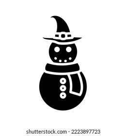 Snowman icon. sign for mobile concept and web design. vector illustration