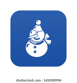 Snowman icon. Simple illustration of snowman vector icon for web