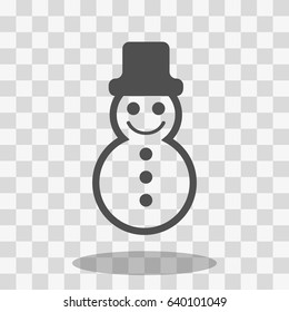snowman icon stock vector illustration flat design