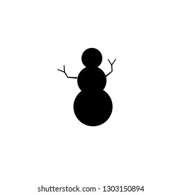snowman icon vector