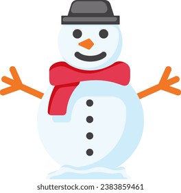 Snowman Icon Vector Art and Christmas Graphics