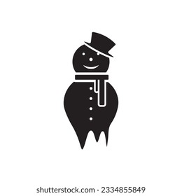 Snowman icon. Vector concept design for your design. icon editable stroke, sign, symbol outline line button isolated on white