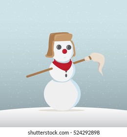 Snowman Icon vector illustration