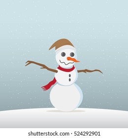 Snowman Icon vector illustration
